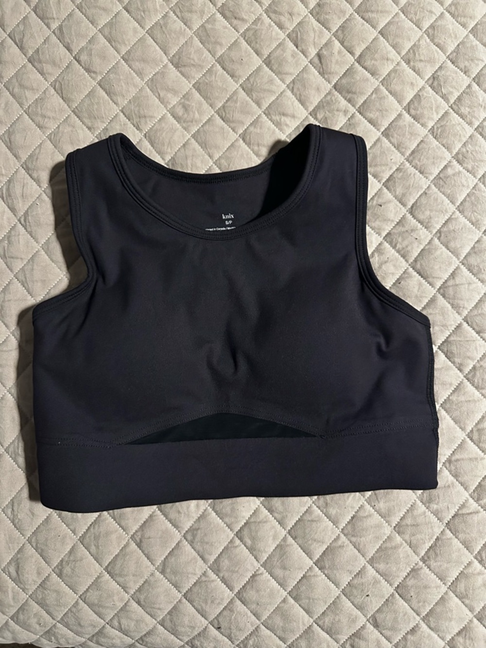 knix Black Catalyst Sports Bra Small